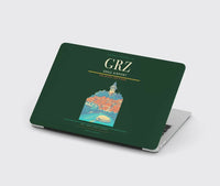 Thumbnail for Graz Airport (GRZ) design on dark green MacBook case