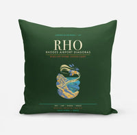 Thumbnail for Rhodes Airport Diagoras RHO - Meltemi Citrus Stone Loom - Dark Green