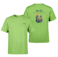 Thumbnail for Modesto City-County Airport (MOD) design printed on light green double-side t-shirt