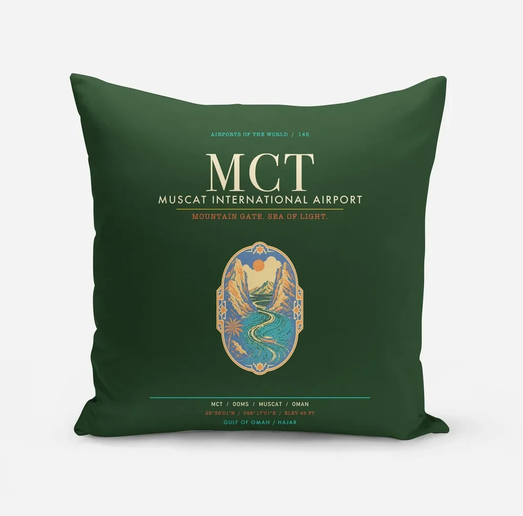 Muscat International Airport MCT - Mountain Gate Current - Dark Green