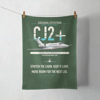 Thumbnail for Cessna Citation CJ2+ design on dark green towel