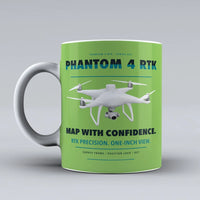 Thumbnail for Phantom 4 RTK Mug design on light green dji