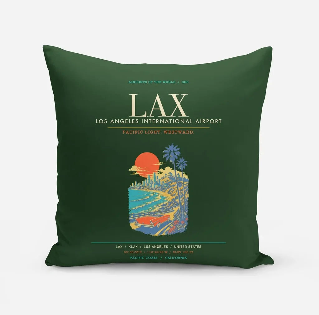 Los Angeles International Airport LAX - Dark Green