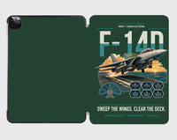 Thumbnail for F-14D Tomcat design on dark green ipad tablet case
