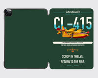 Thumbnail for Canadair CL-415 design on dark green ipad tablet case