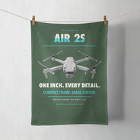 Thumbnail for DJI Air 2S design on dark green towel