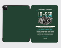 Thumbnail for IO-550 design on dark green ipad tablet case