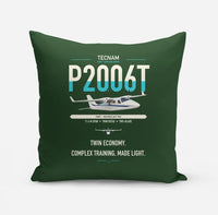 Thumbnail for Tecnam P2006T design on dark green pillow