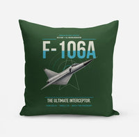 Thumbnail for F-106A Delta Dart design on dark green pillow