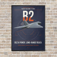 Thumbnail for Avro Vulcan B2 vertical canvas print - framed - navy blue background