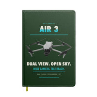 Thumbnail for DJI Air 3 design on dark green notebook