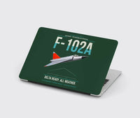 Thumbnail for F-102A Delta Dagger design on dark green MacBook case