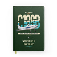 Thumbnail for Cessna A188B AgTruck design on dark green notebook