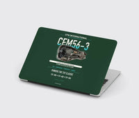 Thumbnail for CFM56-3 design on dark green MacBook case