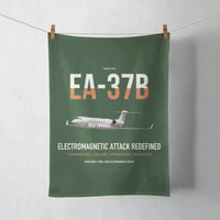 Thumbnail for EA-37B Compass Call design on dark green towel