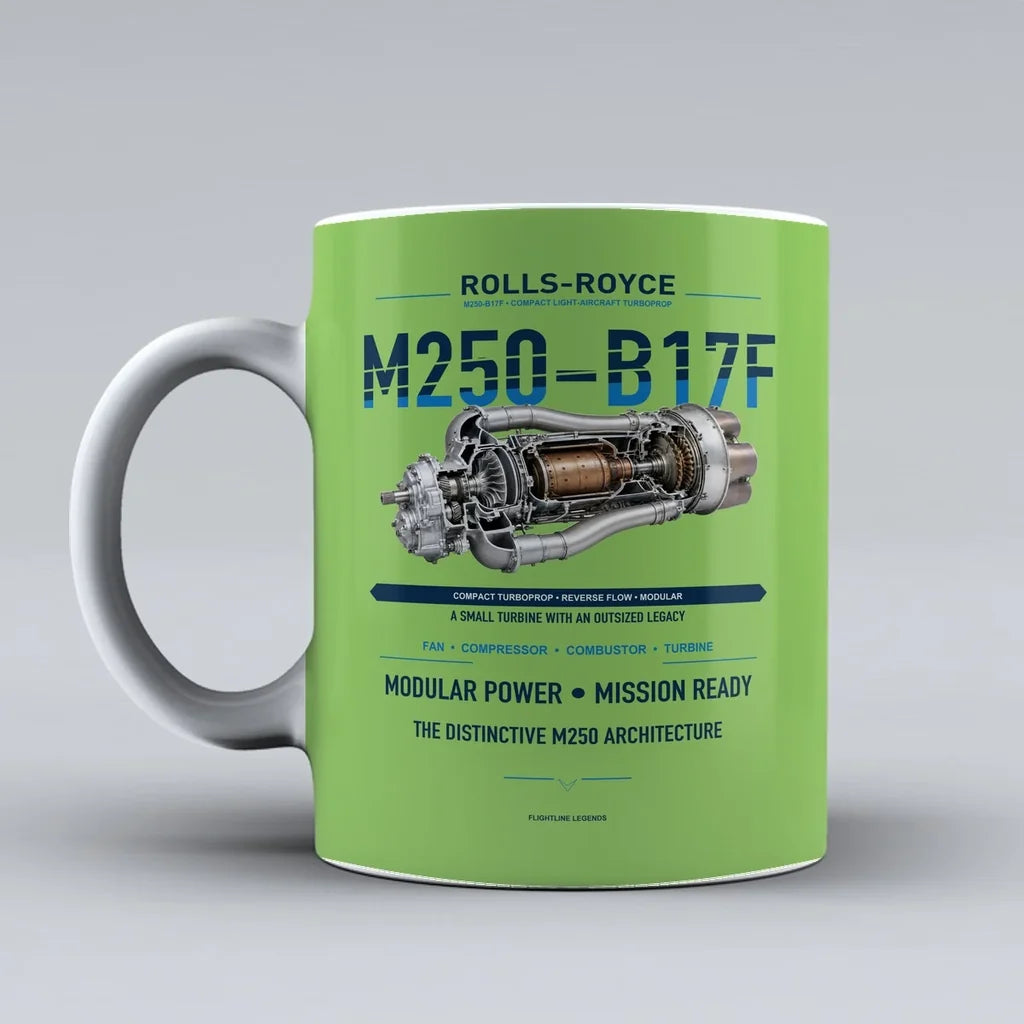 Mug design on light green m250 b17f