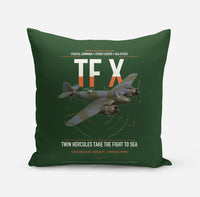 Thumbnail for Bristol Beaufighter TF X design on dark green pillow