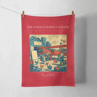 Thumbnail for VINTAGE G4165 - The Barnstormer's Poster - Designed Towels design on red