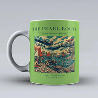 Thumbnail for VINTAGE G4072 - The Pearl Route - Ceramic Mug design on lightgreen