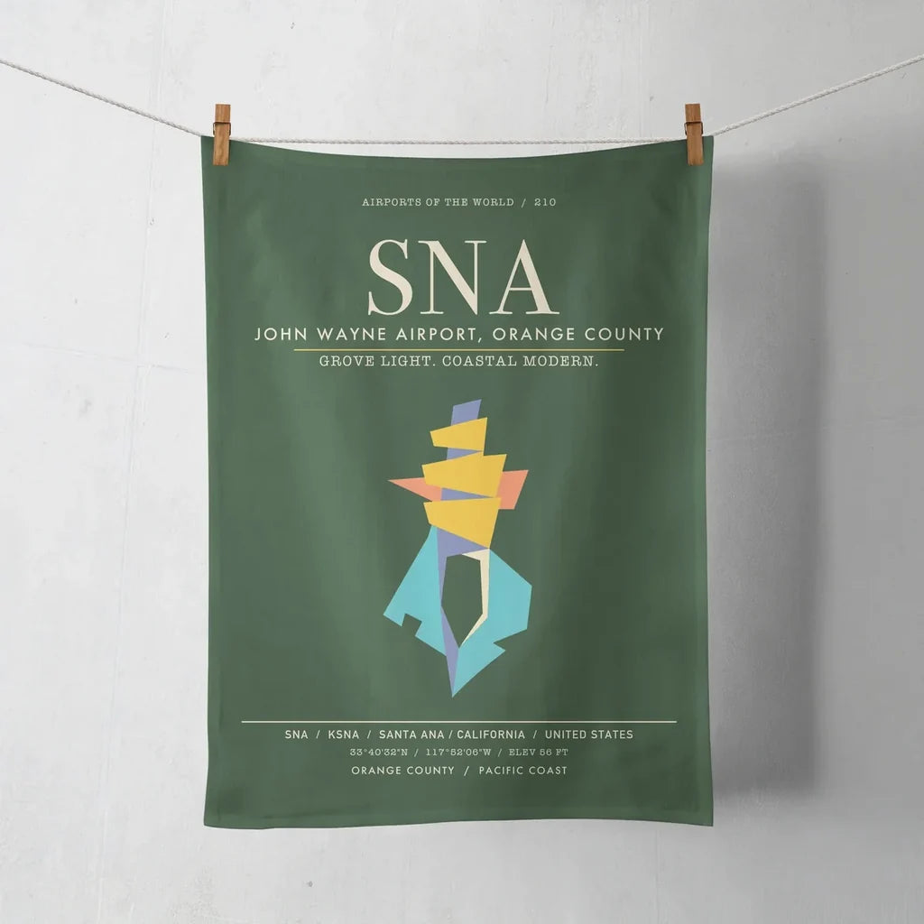 John Wayne Airport Orange County SNA - Dark Green