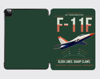 Thumbnail for F-11F Tiger design on dark green ipad tablet case