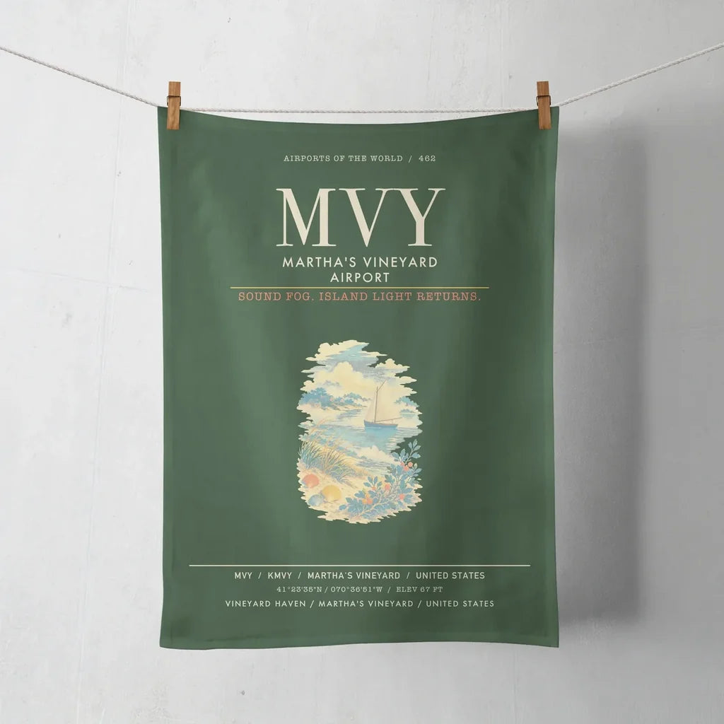 Martha's Vineyard Airport MVY - Dark Green