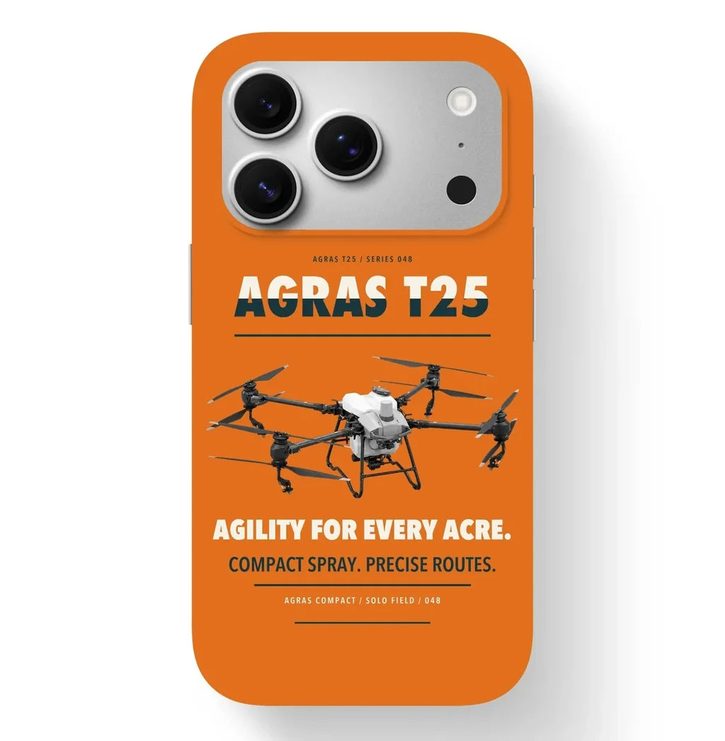 DJI Agras T25 Case design on orange iphone case