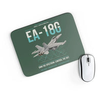 Thumbnail for EA-18G Growler design on dark green rectangle mouse pad