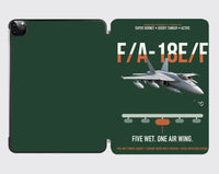 Thumbnail for F A-18E F Buddy Tanker design on dark green ipad tablet case