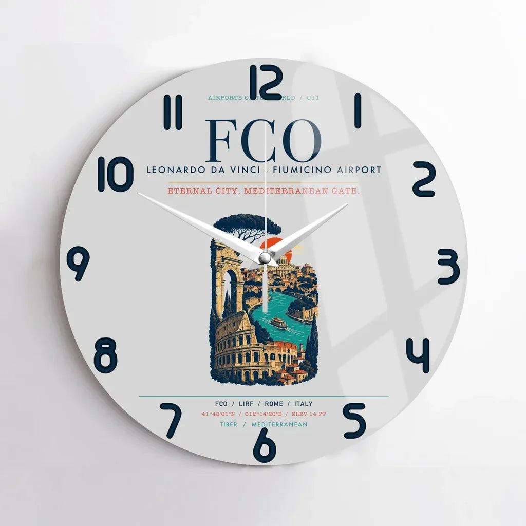 Rome Leonardo da Vinci Fiumicino Airport FCO - Gray