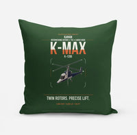 Thumbnail for Kaman K-1200 K-MAX design on dark green pillow
