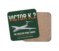 Thumbnail for Handley Page Victor K.2 design on dark green 1 piece coaster