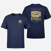 Thumbnail for VINTAGE G4432 - The Rainbow Chasers - Double-Side T-Shirt design on navyblue double side t shirt