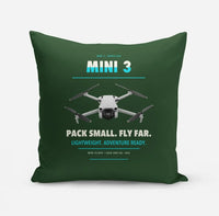 Thumbnail for DJI Mini 3 design on dark green pillow