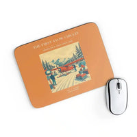 Thumbnail for VINTAGE G4480 - The First Snow Circuit - Designed Mouse Pads design on orange rectangle