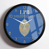 Thumbnail for El Alto International Airport LPB Wall-Clock Framed - Blue