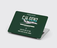 Thumbnail for Cessna Citation CJ4 Gen2 design on dark green MacBook case