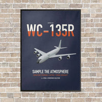 Thumbnail for WC-135R Constant Phoenix vertical canvas print - framed - navy blue background