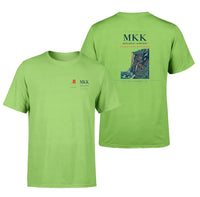 Thumbnail for Molokai Airport (MKK) design printed on light green double-side t-shirt