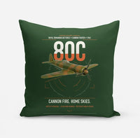 Thumbnail for IAR 80C design on dark green pillow