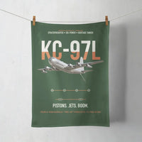 Thumbnail for KC-97L STRATOFREIGHTER design on dark green towel