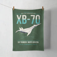 Thumbnail for XB-70A Valkyrie design on dark green towel
