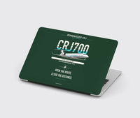 Thumbnail for Bombardier CRJ700 design on dark green MacBook case