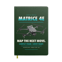 Thumbnail for DJI Matrice 4E design on dark green notebook