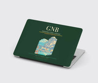 Thumbnail for Grenoble-Isère Airport (GNB) design on dark green MacBook case