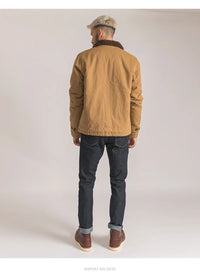 Thumbnail for Navy N-1 Retro Deck  Thickening Pilot Jacket With Plush Lamb Wool - view 23