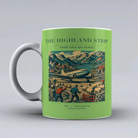 Thumbnail for VINTAGE G4097 - The Highland Strip - Ceramic Mug design on lightgreen