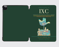 Thumbnail for Shaheed Bhagat Singh International Airport (IXC) design on dark green ipad tablet case