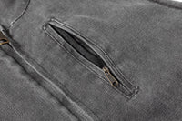 Thumbnail for Workwear Jacket Lamb Wool With Plush Canvas And Thickened Vest - view 15
