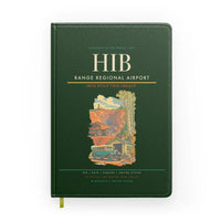 Thumbnail for Range Regional Airport (HIB) design on dark green notebook